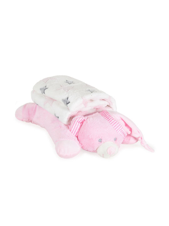 Cangaroo Blanket Pink with Animal