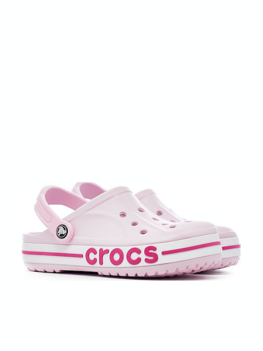 Crocs Bayaband Γυναικεία Σαμπό Ροζ