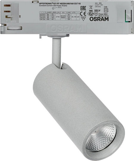 VK Lighting Единично LED Неутрално бяло Спот в Сив Цвят