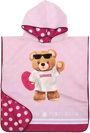 Kid's Beach Poncho Summer Bear 4039 Greenwich Polo Club