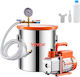 Vevor 5 Gallon Single Stage Pump Degassing Chamber Kit Vacuum Chamber 3.5cfm
