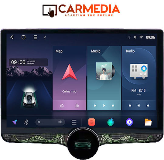 Carmedia Car Audio System for Hyundai Kona 2017 (Bluetooth/USB/AUX/WiFi/GPS/Apple-Carplay/Android-Auto) with Touch Screen 11.8"