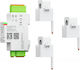 Nous Energy Analyzer for Electric Panel Analog Rail Three-phase Zigbee LAN Google Home Alexa Sonoff Tuya