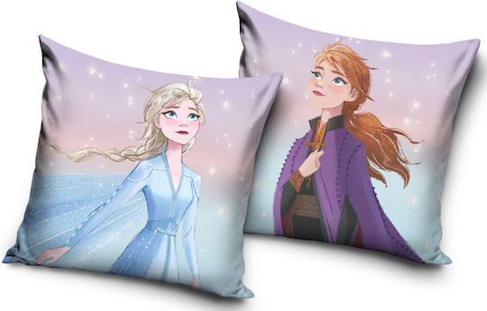 Față de pernă din catifea Disney Frozen 40x40 cm