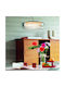 Ideal Lux Pendant Light Transparent 45x45x230cm