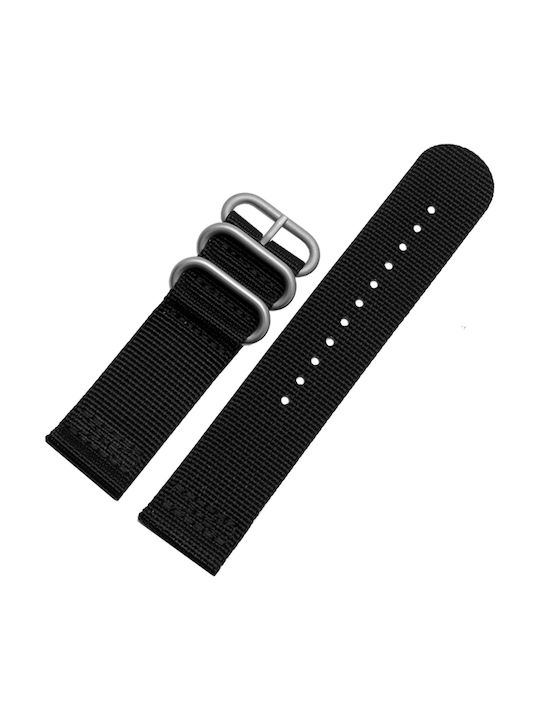 North Edge Apache 46 Fabric Strap Black 22mm