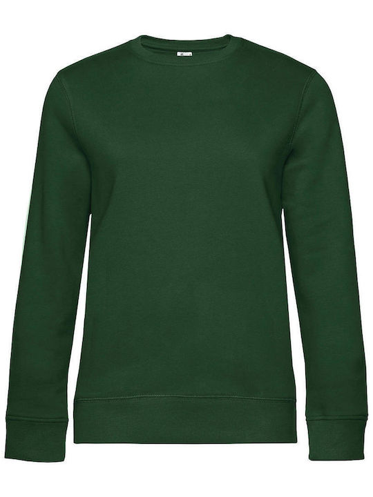 B&C Дамски рекламен суитшърт Bottle Green