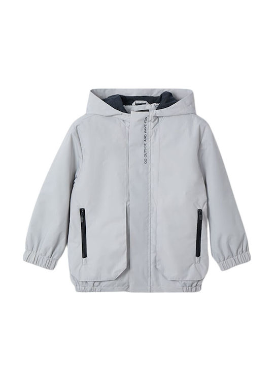 Mayoral Kids Coats & Jackets Casual Hooded Grey