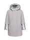 Kids' Casual Jacket Short with Hood Silver