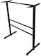 Epiplo-Fos Bar Table Base made of Metal with Regulator Black 120x45x110cm