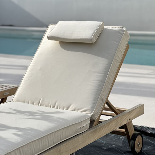 Showood Ξαπλώστρας Μπεζ 200x65εκ. Showood Ξαπλώστρας Μπεζ 200x65εκ.