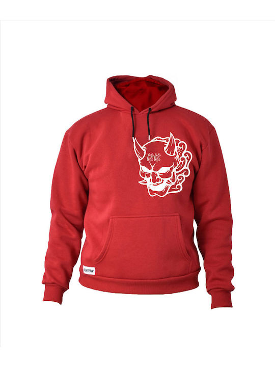 FightFlix Sweatshirt mit Kapuze Red