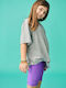Kinder Leggings Radfahren Kurz Vivid Purple Amaryllis