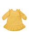 Детска Рокля Дълъг ръкав Обикновени Warm Yellow