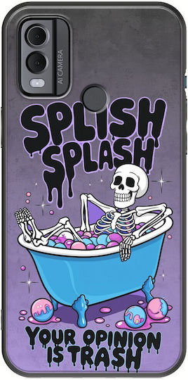 Splish Splash Nokia C22 Schwarzes TPU Schwarzes Silikon