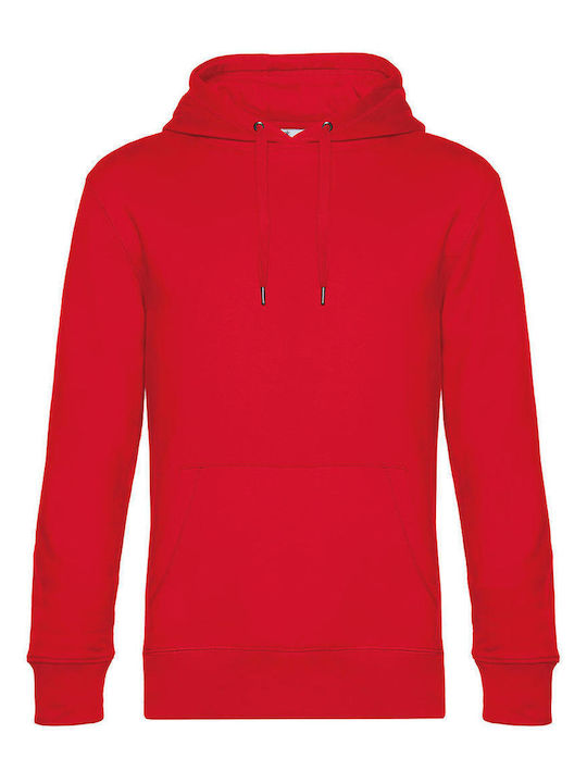 B&C Men's Long Sleeve Promotional Sweatshirt red