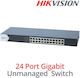 Hikvision DS-3E0524-E(C) Unmanaged L2 Switch with 24 Gigabit (1Gbps) Ethernet Ports