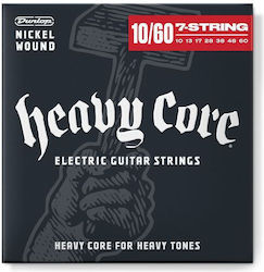 Dunlop Heavy Core Set of Electric Guitar Strings 10 - 60