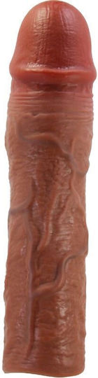 Pretty Love Penis Sleeve Proektasi Peous Kafe 7.6cm