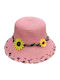Domina Wicker Women's Hat Pink