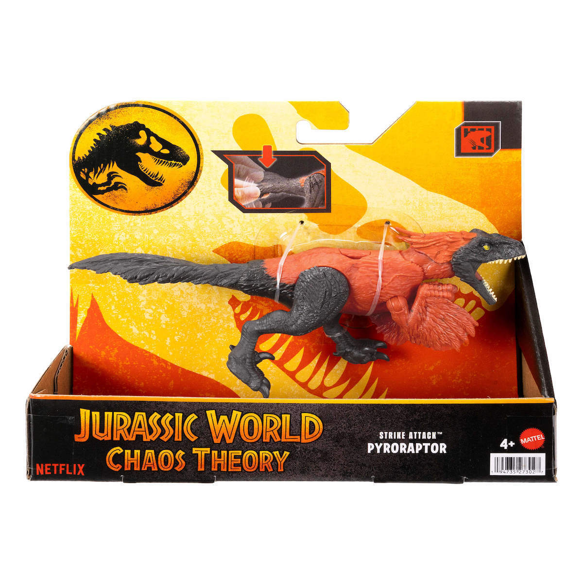 Action Figure Pyroraptor Jurassic World Dinosaur for 4+ years old