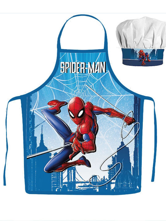 Spiderman Șorț de Bucătărie pentru Copii Multicoloră 1buc
