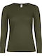 B&C Urban Women's Short Sleeve Promotional T-Shirt Urban Khaki