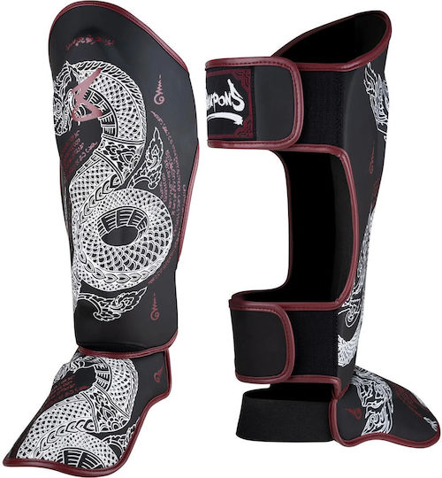 8 Weapons Shin Guards Adults Black