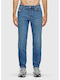 Herren Jeanshose Elastisch Blue