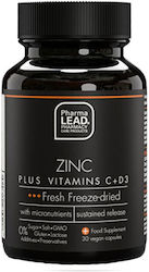 Pharmalead Zinc Plus Vitamina C & D3 200mg 200ui 30 Capsule