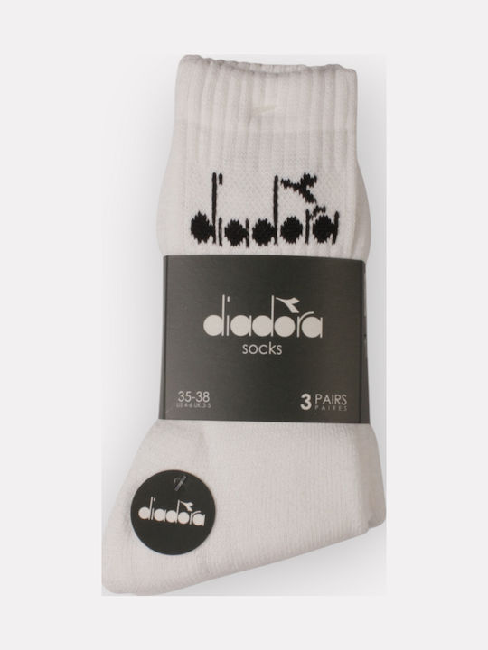 Diadora Athletic Socks White 3 Pairs