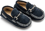 Babywalker Blue Baptism Moccasins