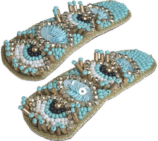 Ble Resort Collection Διακοσμητικό Τσιμπιδάκι Μαλλιών Τιρκουάζ