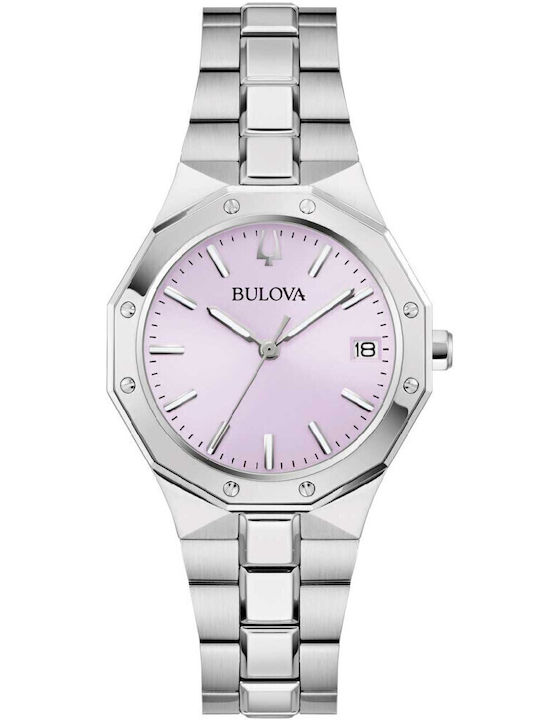 Bulova Кварцов Часовник с Метална Верижка