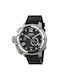 U-Boat Ανδρικό Ρολόι 46mm Αυτόματο με Μαύρο Δερμάτινο Λουράκι