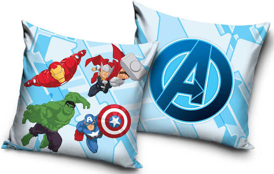 Avengers Double Sided Pillow Case 40x40 Cm Velour Kids Throw Pillows