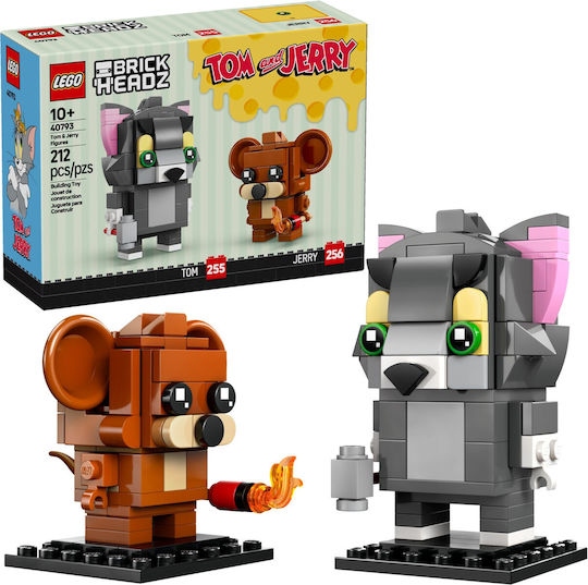LEGO Brick Headz Tom & Jerry Pentru 10+ Ani 212 Bucăți