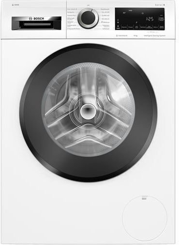 Bosch Washing Machine 9kg with Steam Technology 1400 Rounds Iron Assist WGG244FCGR
