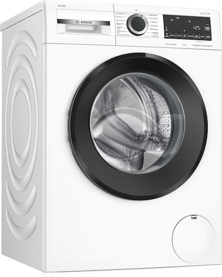 Bosch Πλυντήριο Ρούχων 9kg με Τεχνολογία Ατμού 1400 Στροφών Iron Assist WGG244FCGR