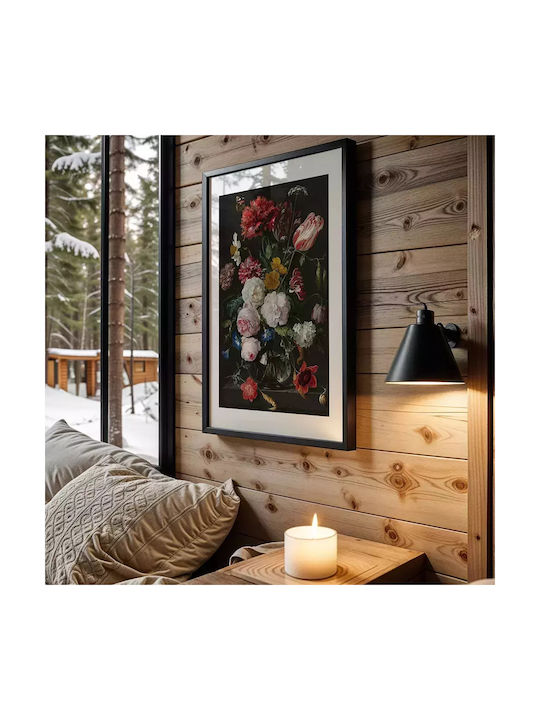 Poster Still Life Flowers Jan Davidsz De Heem Pst100 21cm X 30cm White Frame PVC 18x24