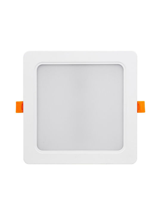 Maclean Energy Outdoor Ceiling Light with Integrated LED in White Color MCE374 S