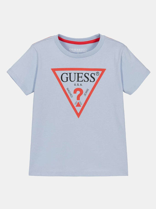 Guess Kinder-T-Shirt Hellblau