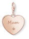 Thomas Sabo Сребърен Charm с Камъни с Зиркон