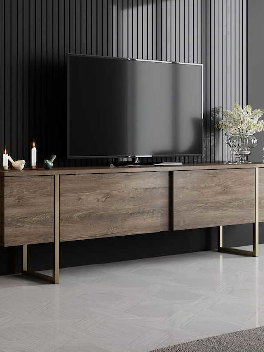 TV-Ständer Luxe Karydi - Gold M180xT30xH50cm