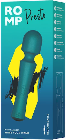 Romp Metallic Look Vibrator Massage 20cm Grün