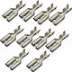 Isolated Female Connector 6.3mm 10pcs