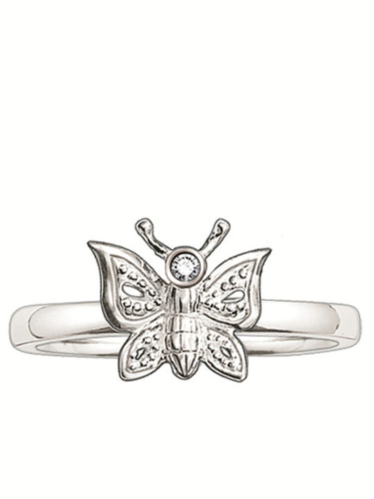 Thomas Sabo Ring with Diamond made of Silver