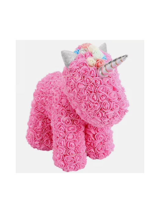Μονόκερος Unicorn Τεχνητά Τριαντάφυλλα 30cm Κουτί 0988-7-1 Ροζ