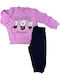 Kinder Sweatpants Set - Jogginganzug Pink 2Stück