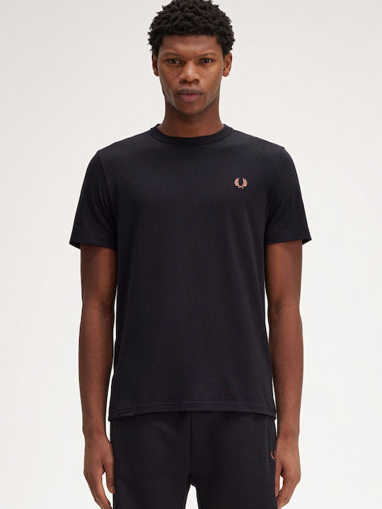 T-shirt Black Whisky Brown